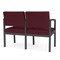 Lesro Lenox 2 Seat Tandem Seating W/ Arm, 43.5 in W 24.5 in L 32 in H LS2103 - alternate 3